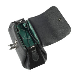 Bolso de mano para dama 042g 01 bufo negro+biz negro