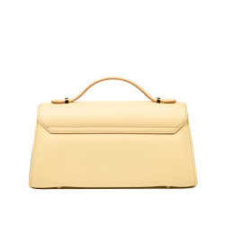 Bolso de mujer al hombro 041g amarillo mantequilla