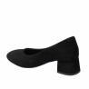 Zapatos elegantes mujer 1331 terciopelo negro