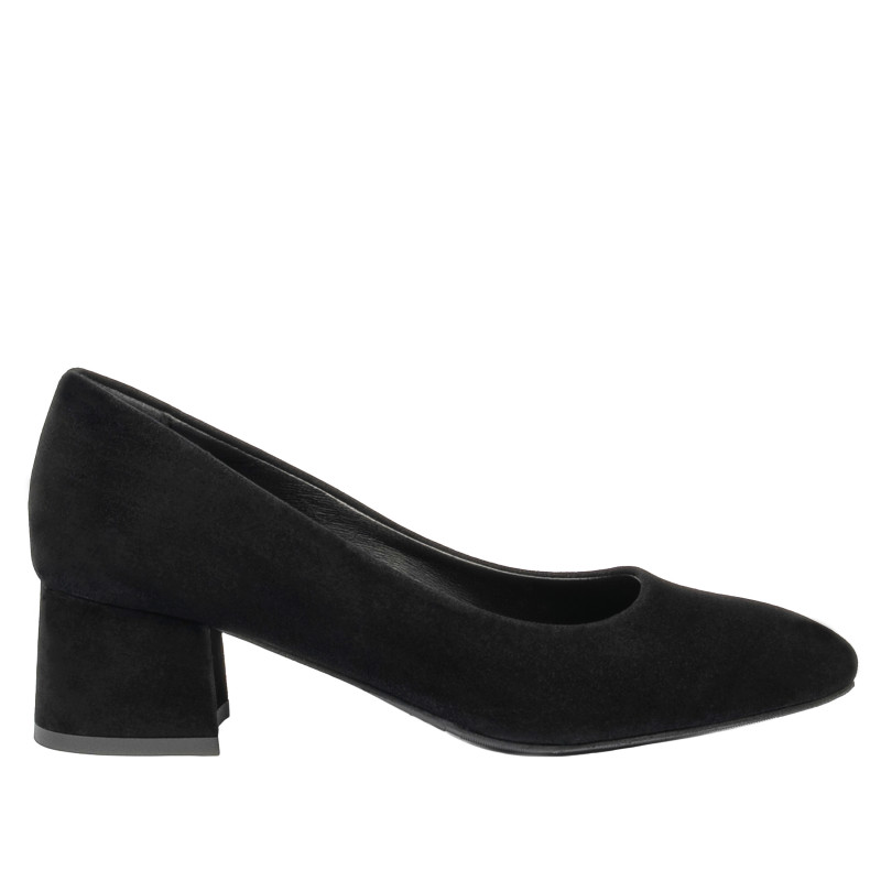 Zapatos elegantes mujer 1331 terciopelo negro