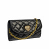 Bolso de mujer al hombro 048g napa negro