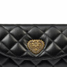Bolso de mujer al hombro 048g napa negro