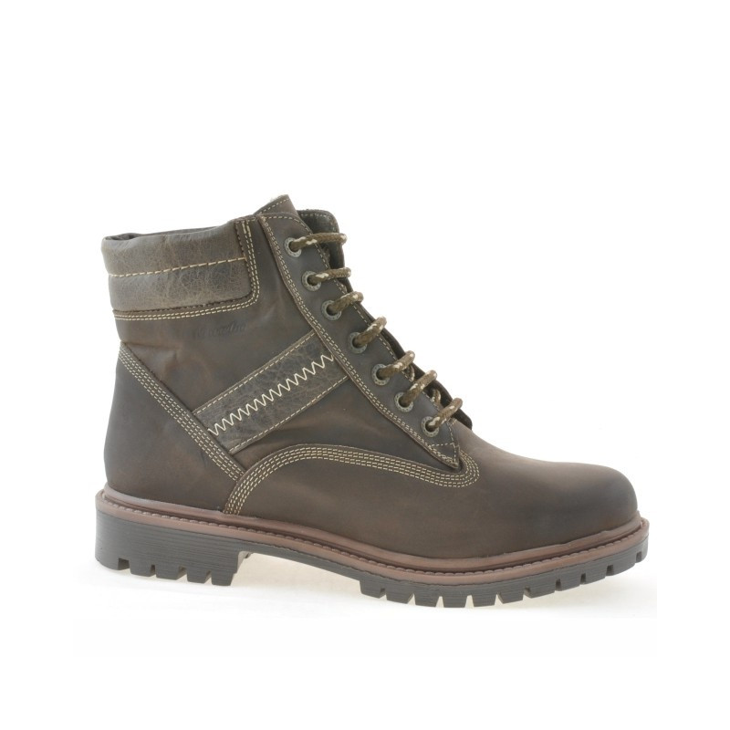 Botines adolescentes 432 tuxon café