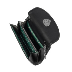 Bolso de mujer al hombro 048g 01 negro napa