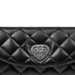 Bolso de mujer al hombro 048g 01 negro napa