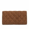 Bolso de hombro para dama 048g gamuza marrón