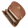 Bolso de hombro para dama 048g gamuza marrón