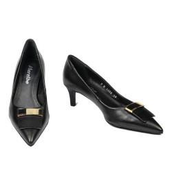 Zapatos elegantes de mujer 1358 negro