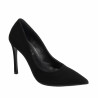 Zapatos elegantes de mujer 1302 negro terciopelo