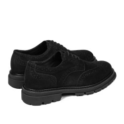 Zapatos casuales para hombre 989 negro ante 01