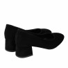 Zapatos elegantes mujer 1331 terciopelo negro