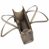 Bolso de hombro para dama 047g taupe caviar