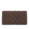Bolso de hombro para dama 048g gamuza chocolate