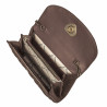 Bolso de hombro para dama 048g gamuza chocolate