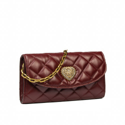 Bolso de hombro para dama 048g burdeos