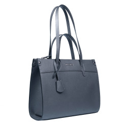 Bolso de mujer de hombro 047g 01 petróleo caviar