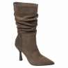 Botines de tacón para mujer 1410 ante chocolate