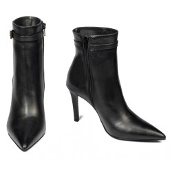 Botines de tacón mujer 1409-1 negro