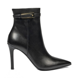 Botines de tacón mujer 1409-1 negro