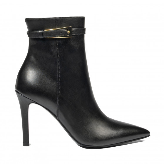 Botines de tacón mujer 1409-1 negro