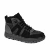 Botines adolescentes 4012 bufo negro+gris