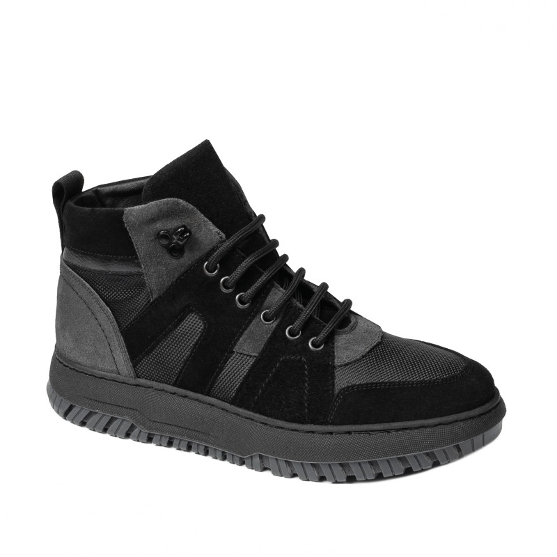 Botines adolescentes 4012 bufo negro+gris