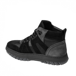 Botines adolescentes 4012 bufo negro+gris