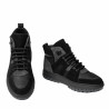Botines adolescentes 4012 bufo negro+gris