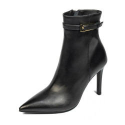 Botines de tacón para mujer 1409 negro