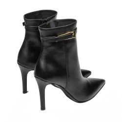 Botines de tacón para mujer 1409 negro