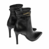 Botines de tacón mujer 1409-1 negro