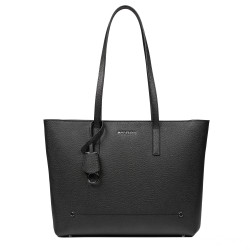 Bolso de hombro para mujer 034g 01 negro caviar