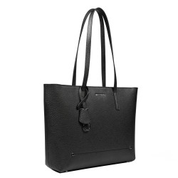 Bolso de hombro para mujer 034g 01 negro caviar