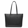 Bolso de hombro para mujer 034g 01 negro caviar