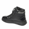 Botines adolescentes 4013 negro combinado