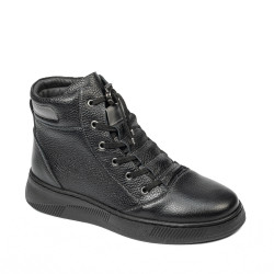 Botines adolescentes 4013 negro combinado