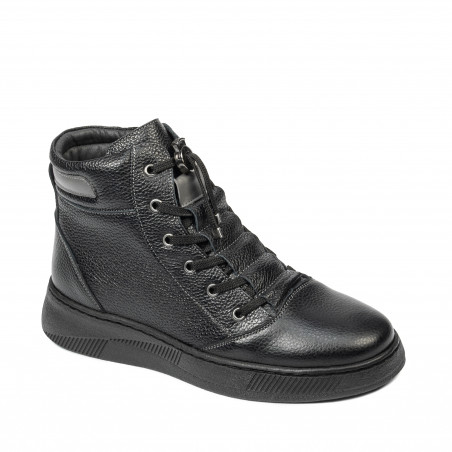 Botines adolescentes 4013 negro combinado