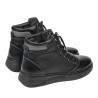 Botines adolescentes 4013 negro combinado