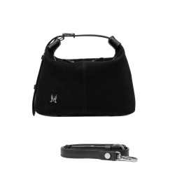 Bolso de mano para mujer 037-1g 01 ante negro