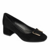 Zapatos elegantes de mujer 1321 negro terciopelo