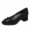 Zapatos elegantes de mujer 1321 negro terciopelo