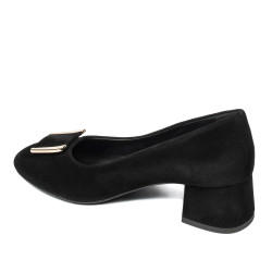 Zapatos elegantes de mujer 1321 negro terciopelo