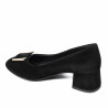Zapatos elegantes de mujer 1321 negro terciopelo