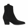 Botas de tacón para mujer 1411-1 negro terciopelo