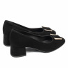 Zapatos elegantes de mujer 1321 negro terciopelo