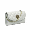 Bolso de hombro para mujer 048g panna saffiano