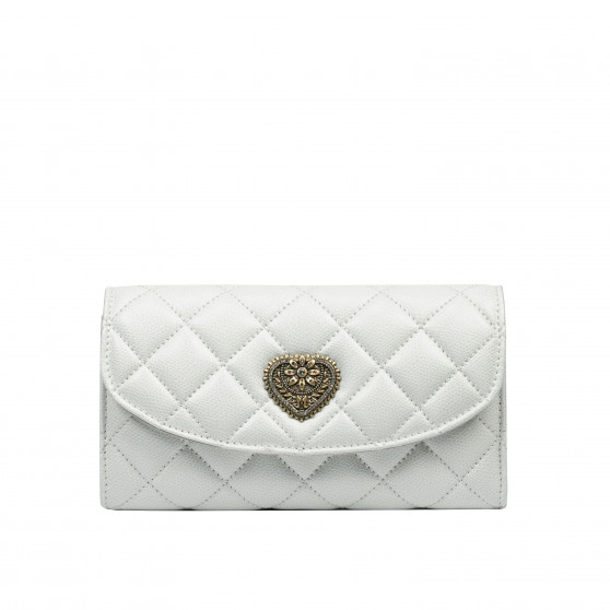 Bolso de hombro para mujer 048g panna saffiano