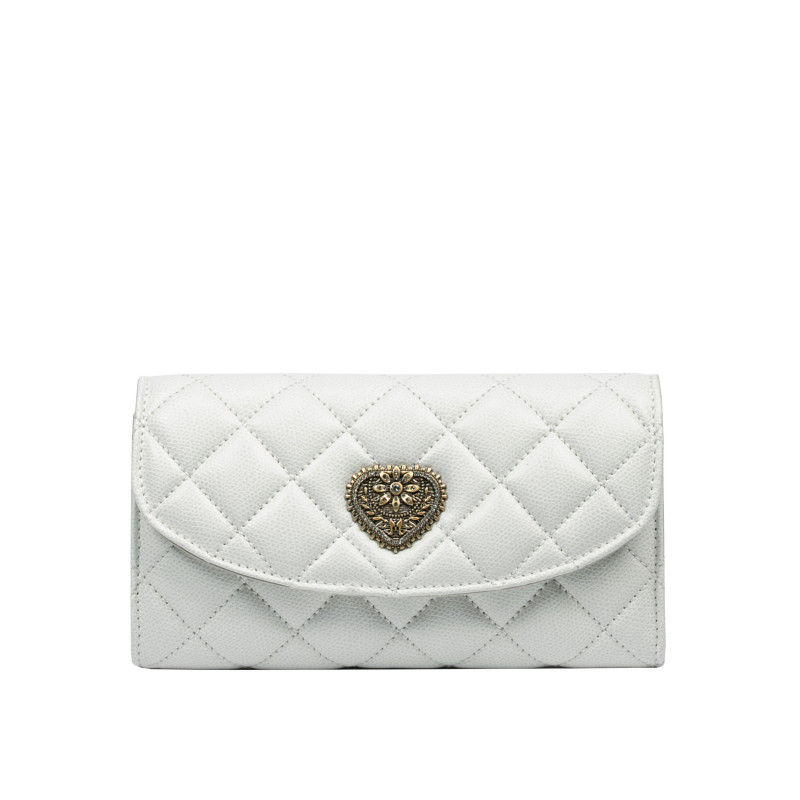 Bolso de hombro para mujer 048g panna saffiano