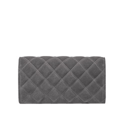 Bolso de mujer de hombro 048g 01 ante gris