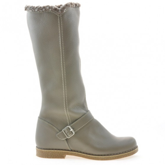 Botas de mujer 3248 biz caqui